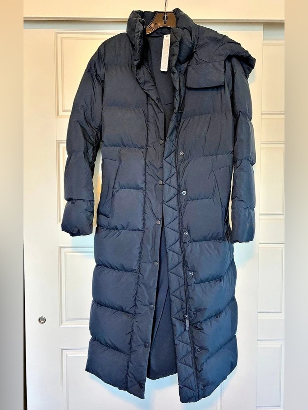 lululemon Wunder Puff 600-Down-Fill Long Jacket Black Size 0